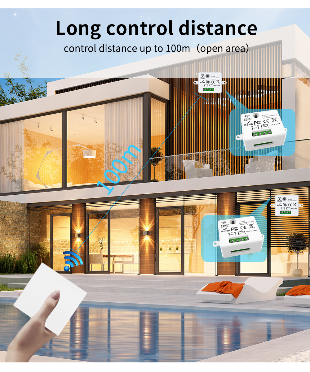 【SML05】+【SSSB01】TideLink Self-Powered Wireless Switch – No Battery Smart Remote Wall Switch - Image 2