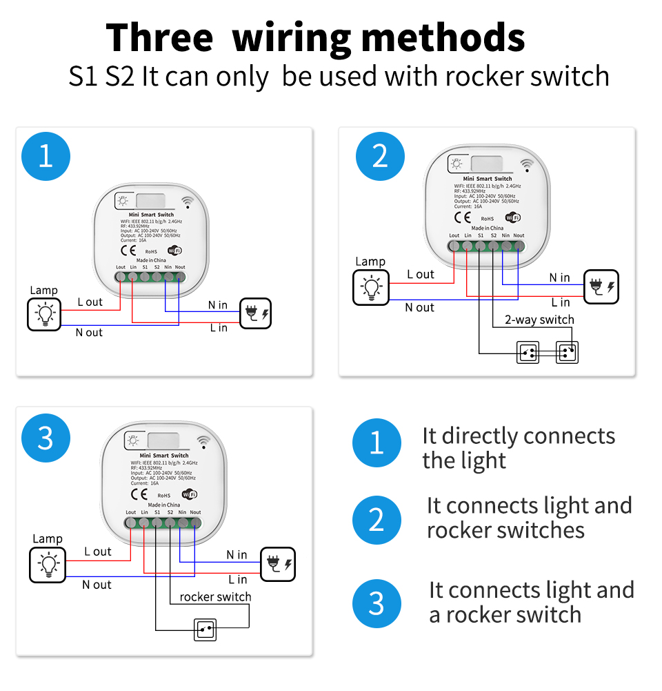 【SML03】+【SSSB01】Tuya WiFi+RF433 Self-powered Smart Wireless Switch Remote Control and Controller Switch - Image 2