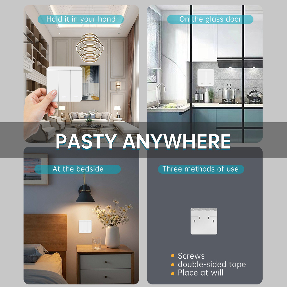 【SML05】+【SSBB02】RF433 Wireless Switch Kit – No Wiring Smart Remote Control Light Switch - Image 4