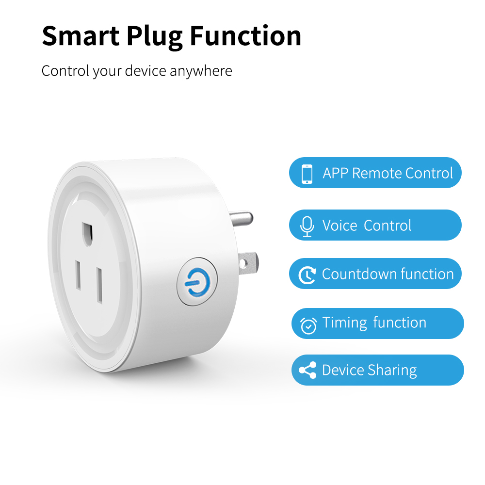【SOA03】US Tuya WiFi/Zigbee Smart Socket Plug– App control, Voice-control, and Energy Monitoring - Image 2