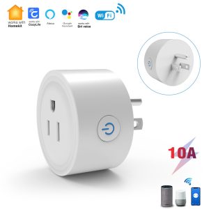 【SOA03】HomeKit US Smart Socket Plug– App control, Voice-control, and Energy Monitoring