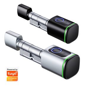 TL-SLC100F Tuya Smart Lock Cylinder – Supports Mobile, Fingerprint, IC Card, and Key Unlocking
