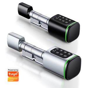 TL-SLC100P Tuya Smart Lock Cylinder – Supports Mobile, Password, IC Card, and Key Unlocking