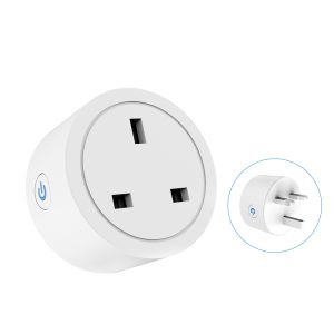 【SOA01】UK Tuya WiFi/Zigbee Smart Socket Plug– App control, Voice-control, and Energy Monitoring