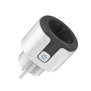 【SOA02】EU Tuya WiFi/Zigbee Smart Socket Plug– App control, Voice-control, and Energy Monitoring