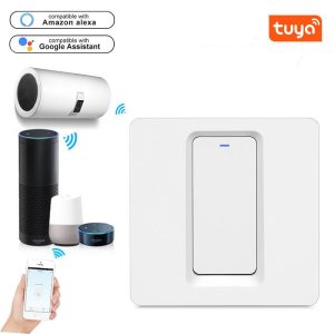 【WSB02】EU UK WiFi/Zigbee High-power Water Heater Button Wall Switch