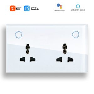 【SOW02-B】Tuya WiFi/Zigbee 147 Smart Socket Dual Universal Plug