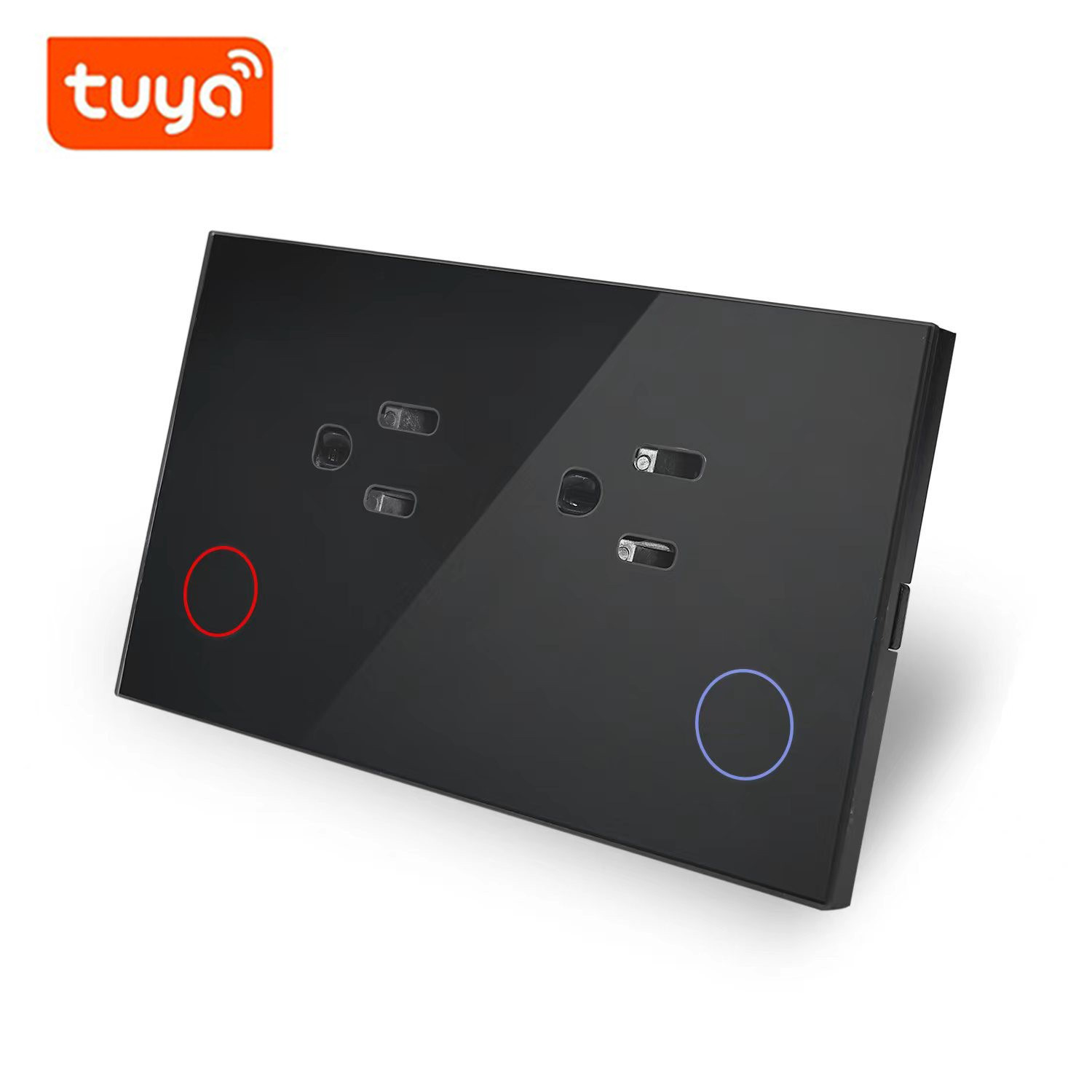 【SOW05-A】120mm US Tuya WiFi/Zigbee Smart Wall Socket US Plug