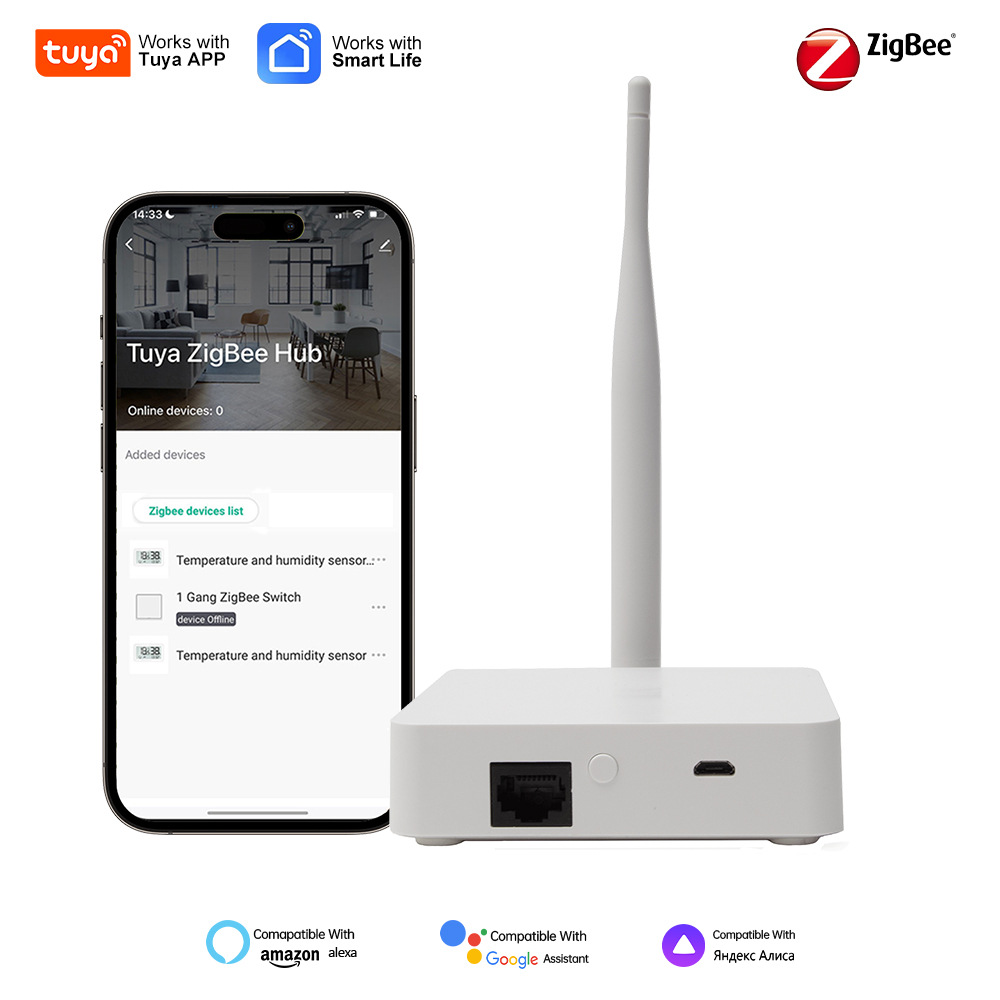 【SGL03-TZ】 Zigbee Wired Mesh Gateway with Antenna