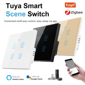 【WST02】EU UK Zigbee Smart Scene Switch