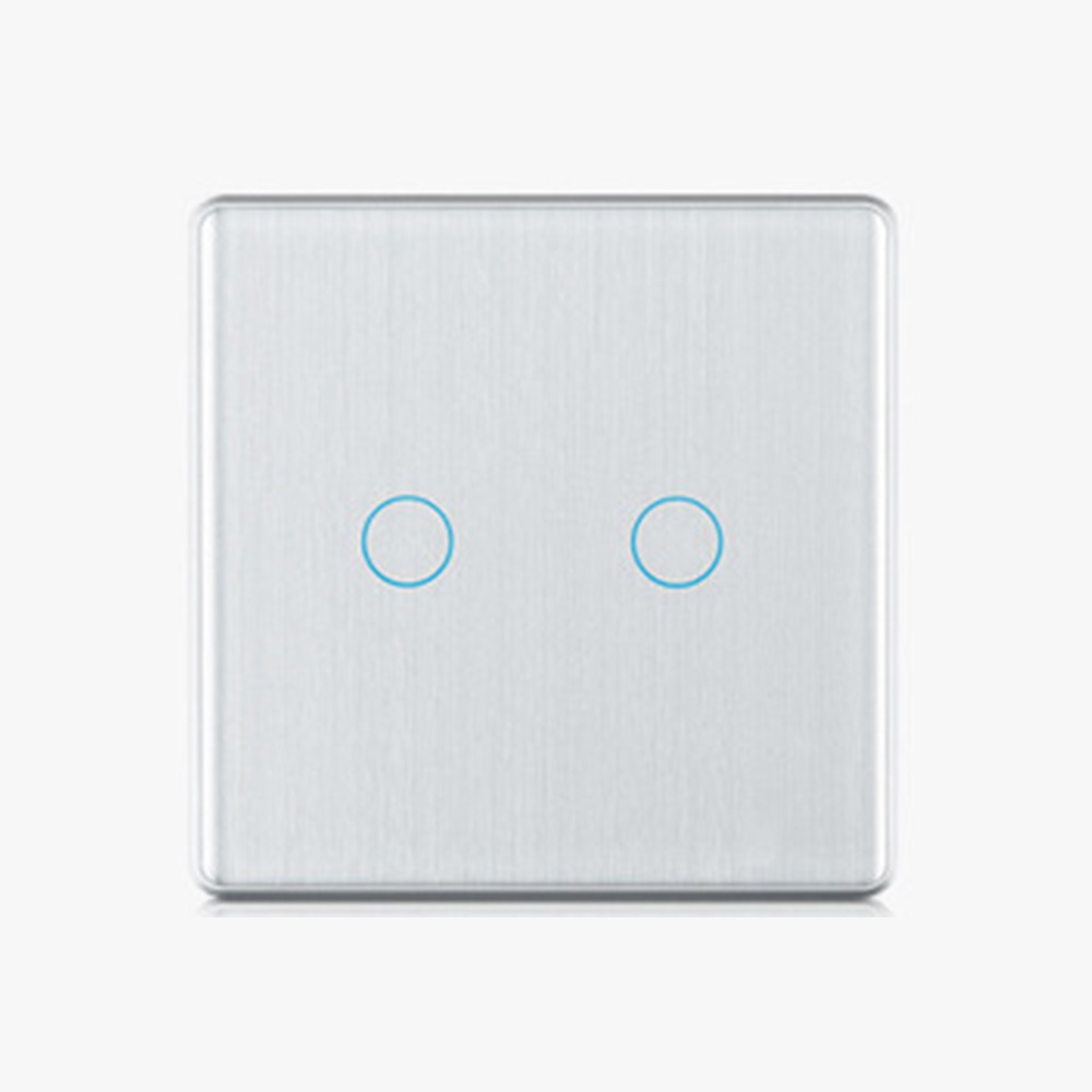 【WST04】Tuya Zigbee Touch Switch (N+L/L) (Brushed Aluminum Metal Border) Magnetic Retention Relay(No need Capacitor) - Image 4