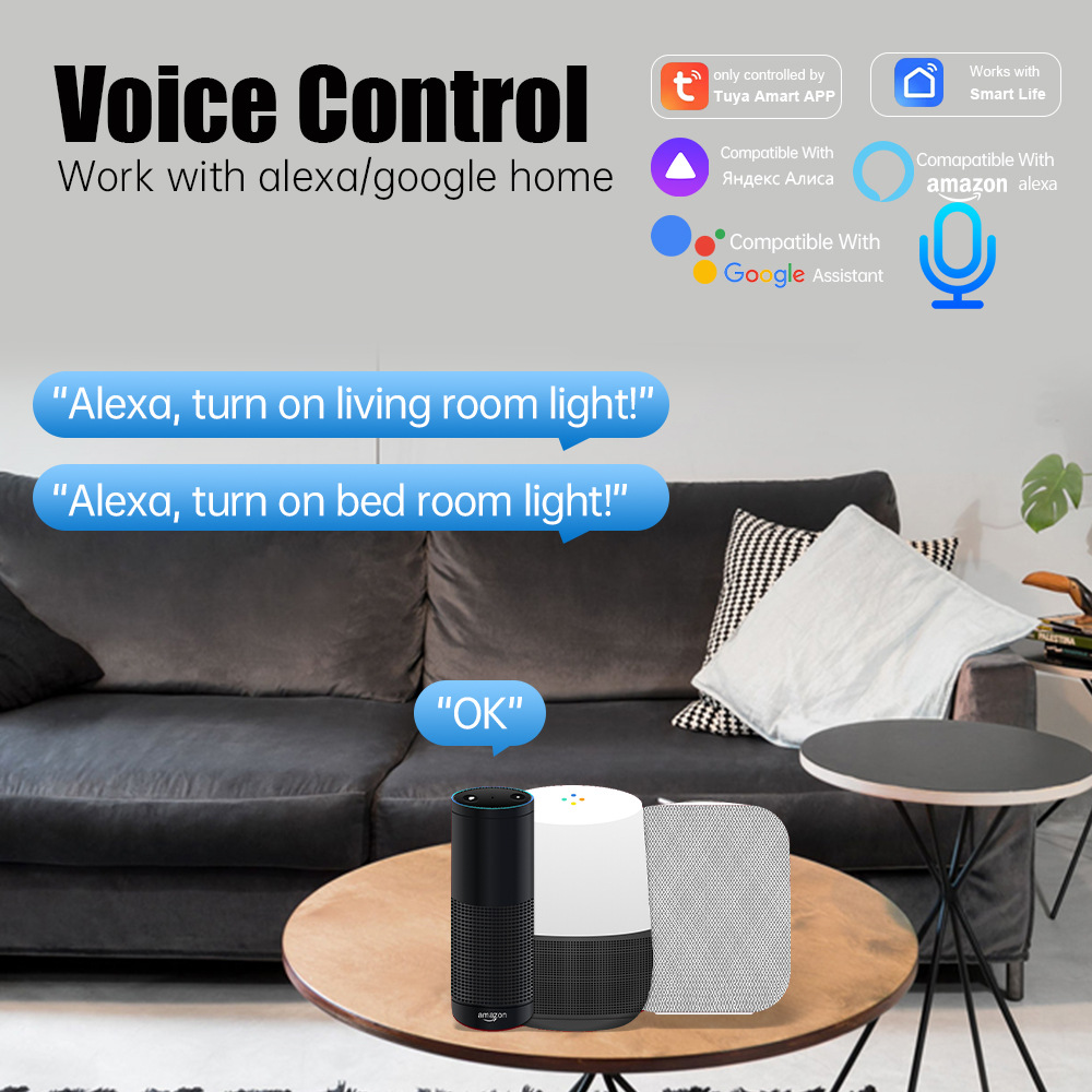 【SOW11】TideLink Tuya European Smart Wall Switch & Socket | Socket + Switch + USB & Type-C Ports, WiFi Remote Control & Voice Control - Image 6
