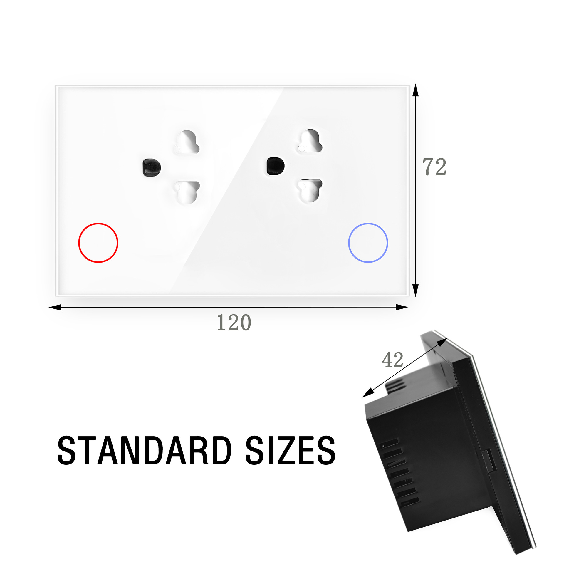 【SOW08-A】120 Tuya WiFi/Zigbee Thailand/Vietnam Smart Wall Socket - Image 6