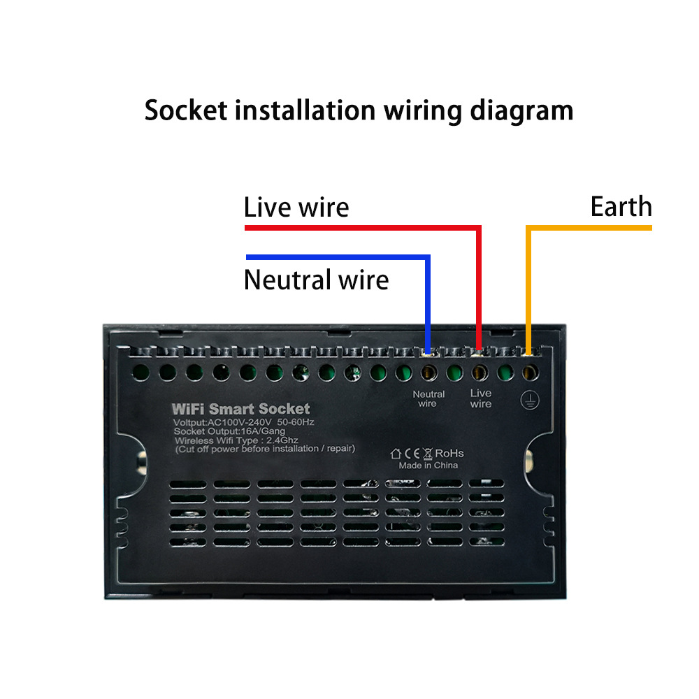 【SOW04-A】Tuya WiFi/Zigbee 147 Smart Socket,Dual UK Plug,USB,Type-C - Image 7