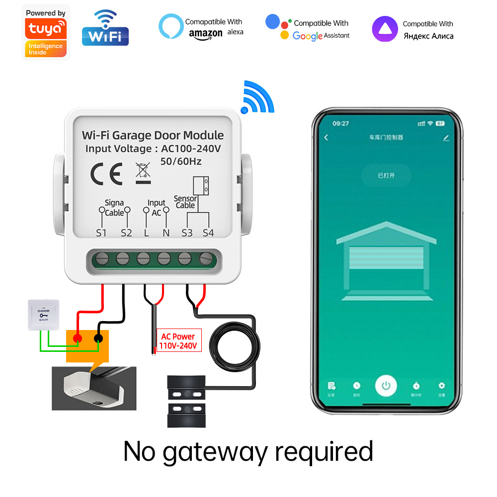 【SML09】Tuya WiFi/Zigbee 1/2/3/4CH Smart Light Switch Hidden Diy Module - Image 4