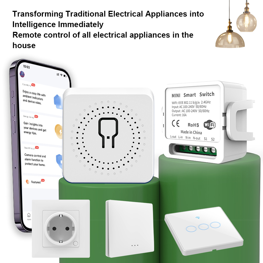 【SML09】Tuya WiFi/Zigbee 1/2/3/4CH Smart Light Switch Hidden Diy Module - Image 2
