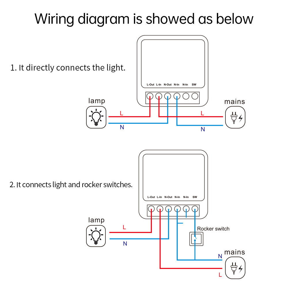 【SML09】Tuya WiFi/Zigbee 1/2/3/4CH Smart Light Switch Hidden Diy Module - Image 5