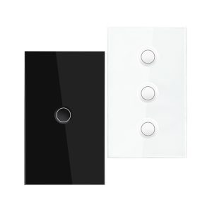 【WST06B】US Tuya WiFi/Zigbee Touch Switch Grooved Buttons