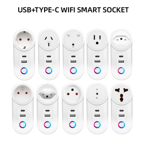 【SOA08】TideLink Tuya WiFi Smart Socket | Voice Control, Timing, Scene Linking & Power Statistics