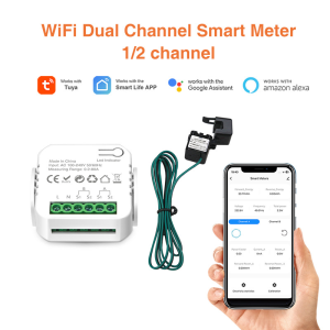 【SML12】WiFi Smart Power Meter Switch | Single/Dual Channel Energy Monitoring Controller