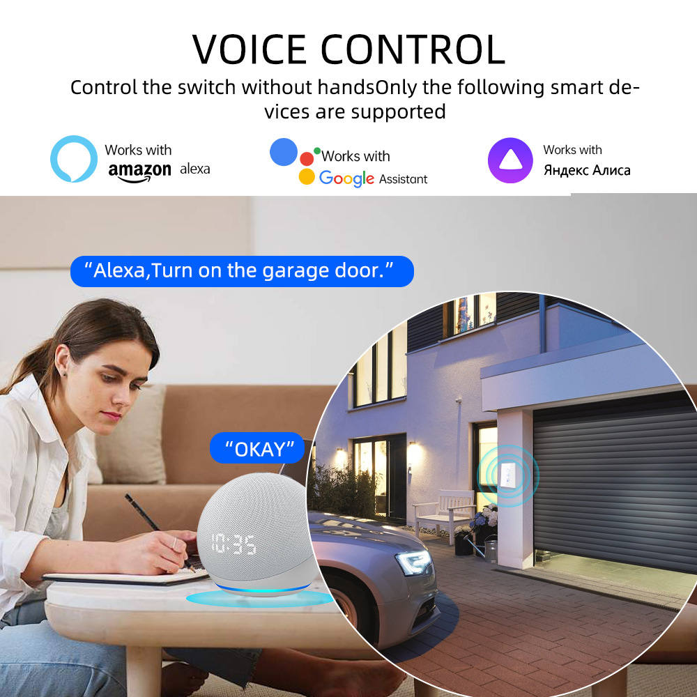 【WST11-C】TideLink US WiFi/Zigbee Smart Roller Shutter Switch - Image 2