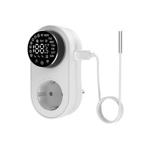 【SOA09】TideLink WiFi  Smart Thermostat Socket | Rotary Control, with Timer & Temperature Sensor, Voice Control & Remote Monitoring