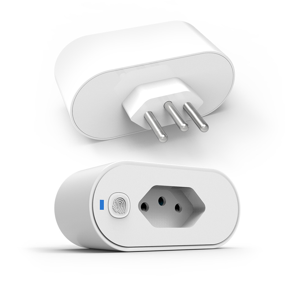【SOA17】TideLink Tuya Brazil WiFi/Zigbee Smart Plug Socket | WiFi Remote Control, Voice Control, Timer & Energy Monitoring