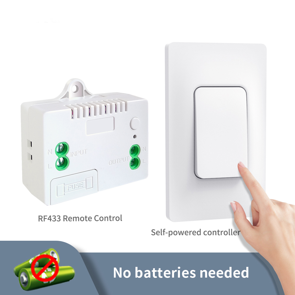 【SML07】+【SSSB03】Long version Self-Powered Wireless Switch – No Battery Smart Remote Wall Switch - Image 2
