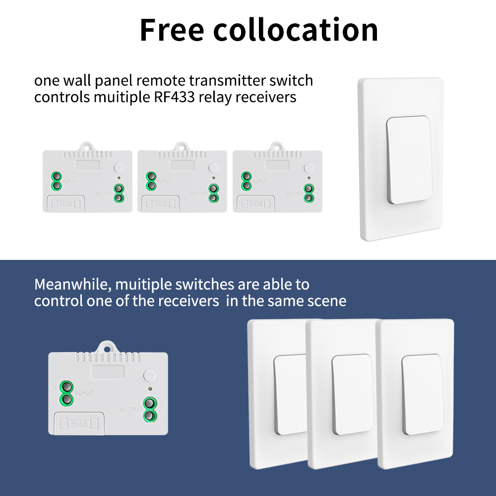 【SML07】+【SSSB03】Long version Self-Powered Wireless Switch – No Battery Smart Remote Wall Switch - Image 4