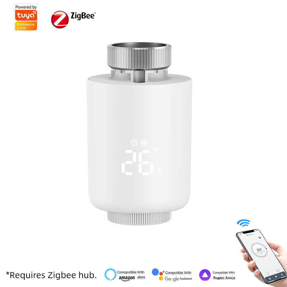 【STV11】Tuya Zigbee Smart Thermostatic Radiator Valve | Intelligent Heating Control for Home Automation