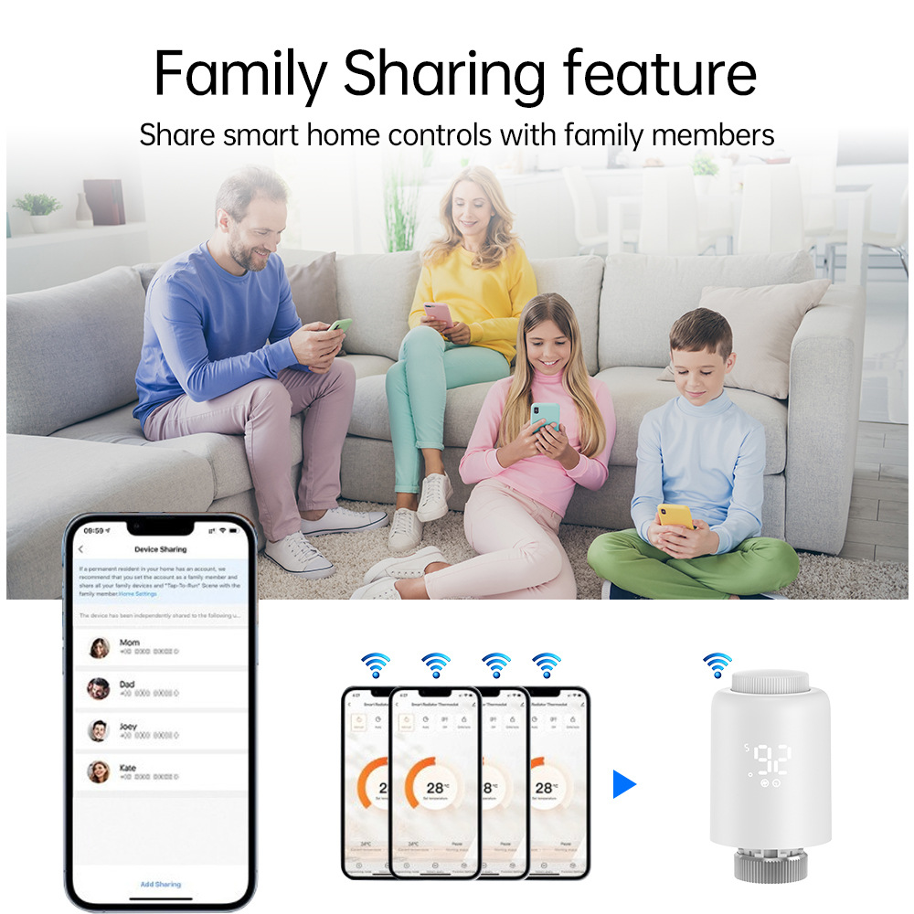 【STV11】Tuya Zigbee Smart Thermostatic Radiator Valve | Intelligent Heating Control for Home Automation - Image 4