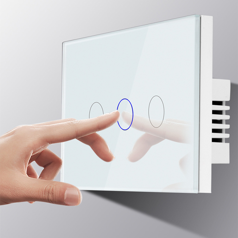 【WST01】US Tuya WiFi/Zigbee Smart Wall Touch Switch（N+L/L） - Image 5