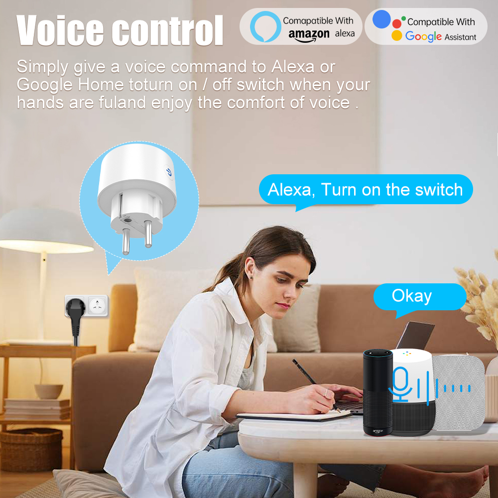 【SOAU02】WiFi EU Universal Smart Socket Multi-Country Adapter – Work with App & Voice Control - Image 4