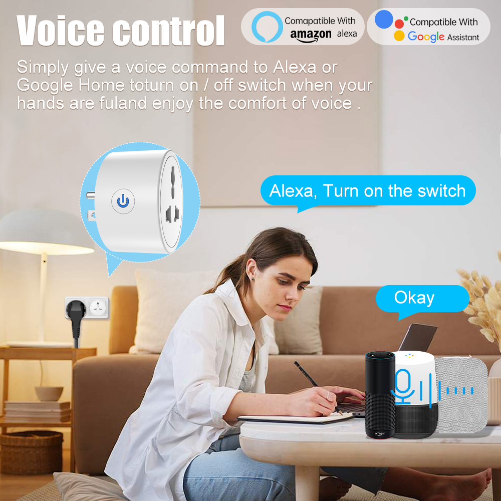 【SOAU03】WiFi US Universal Smart Socket Multi-Country Adapter – Work with App & Voice Control - Image 4