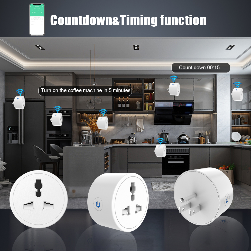 【SOAU03】WiFi US Universal Smart Socket Multi-Country Adapter – Work with App & Voice Control - Image 5