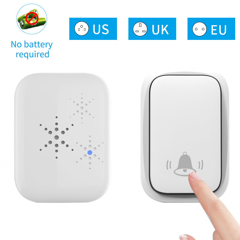 【DBW02】Compact Battery-Free Wireless Doorbell | Elegant & Practical - Image 2