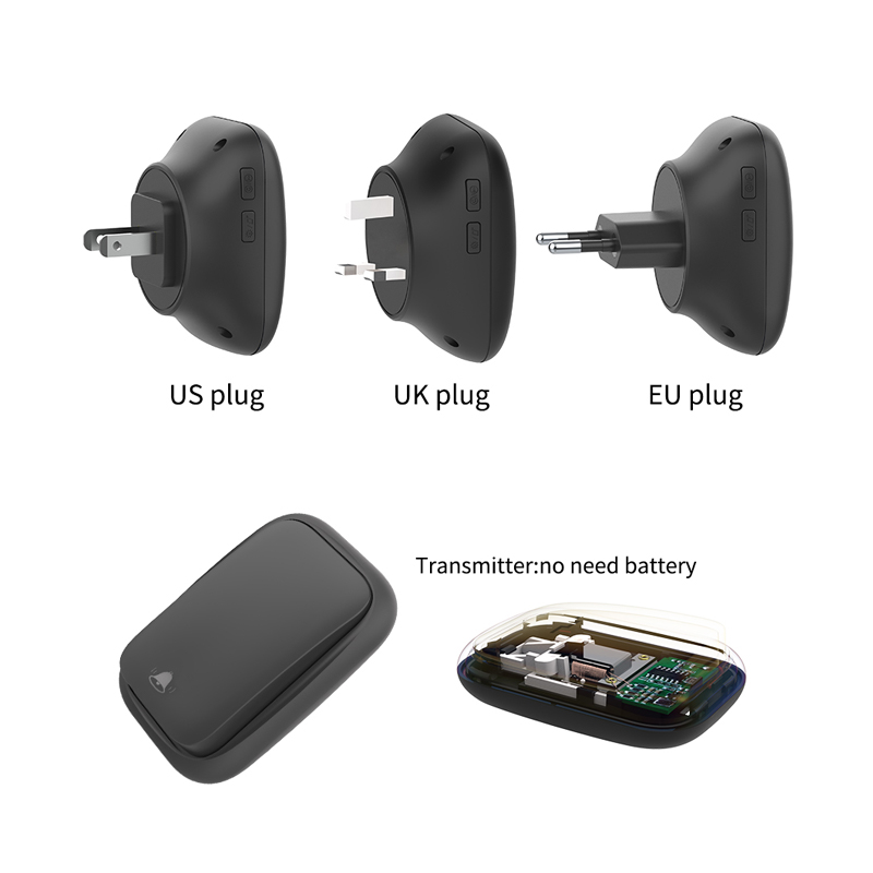 【DBW02】Compact Battery-Free Wireless Doorbell | Elegant & Practical - Image 4