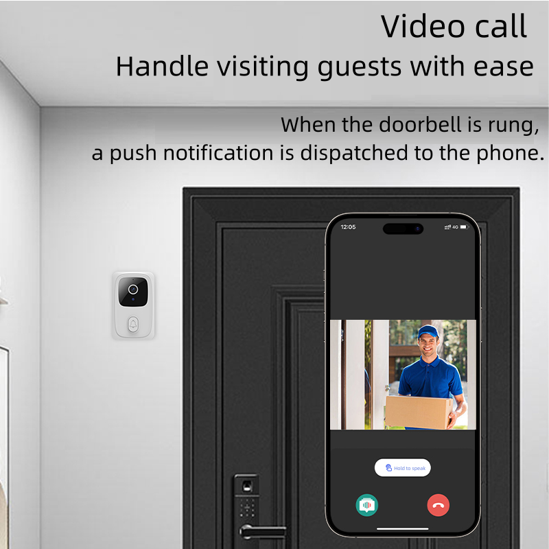 【DBS03】WiFi Smart Video Doorbell, HD Night Vision, Remote Video Calling, Extra Long Standby - Image 3