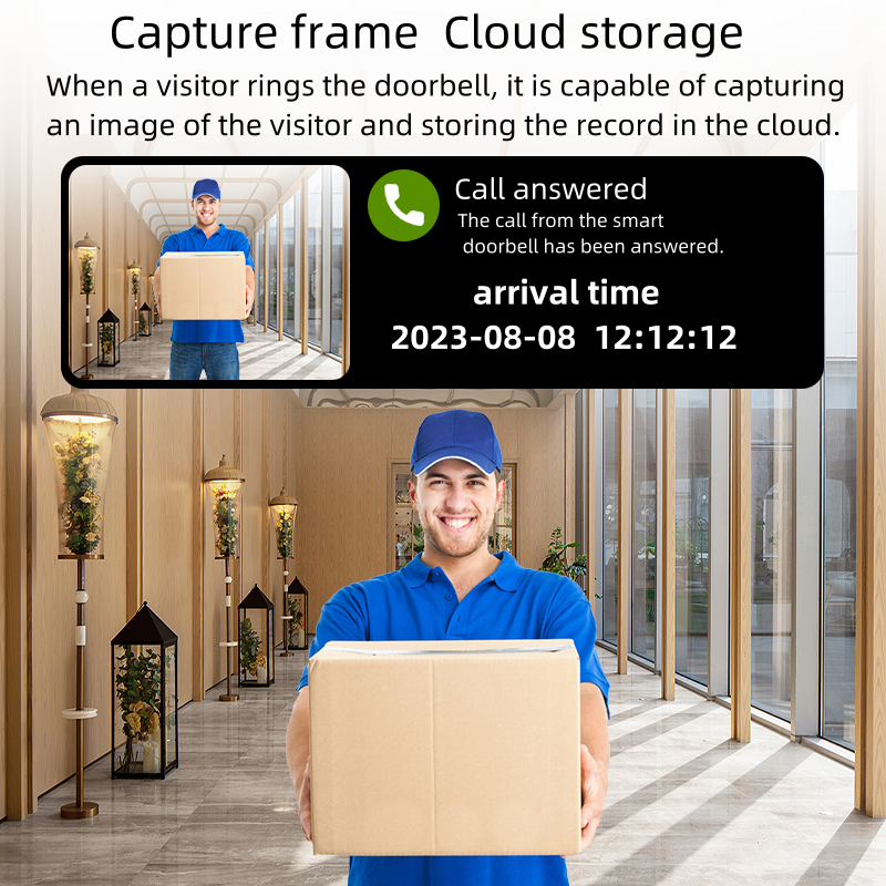 【DBS03】WiFi Smart Video Doorbell, HD Night Vision, Remote Video Calling, Extra Long Standby - Image 4