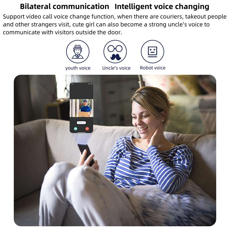 【DBS03】WiFi Smart Video Doorbell, HD Night Vision, Remote Video Calling, Extra Long Standby - Image 5