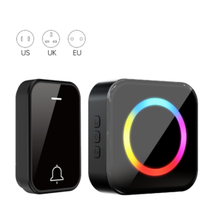 【DBW09】Self-Powered Wireless Doorbell with Color Light | No Battery Required