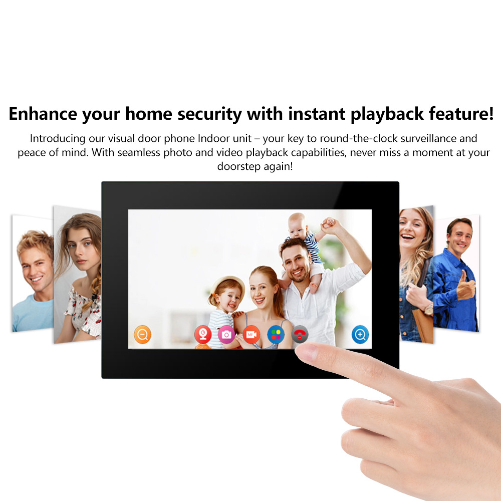 【DBS11】WiFi Smart Video Doorbell, Tuya APP Supported, HD Night Vision, 128G TF Card Storage, Motion Detection, Video Playback, Access Control Unlock - Image 3