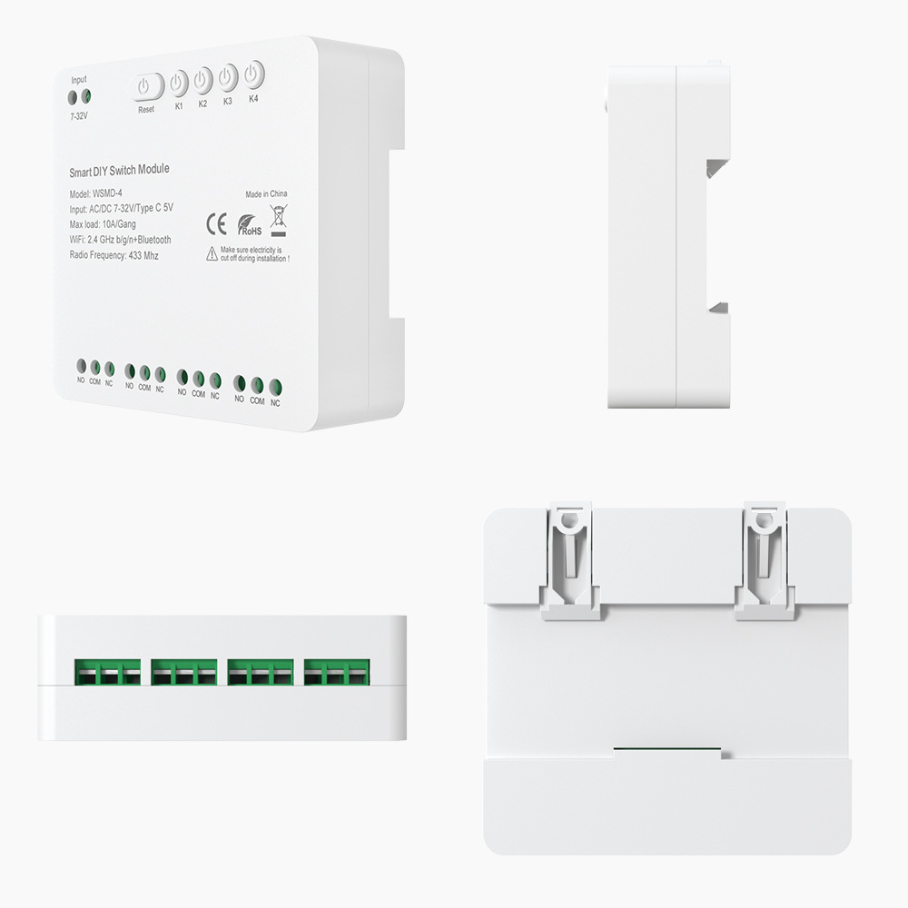 【SML22-4】Smart Relay Switch | WiFi + RF 4-Channel | Smart On/Off Control Module - Image 3