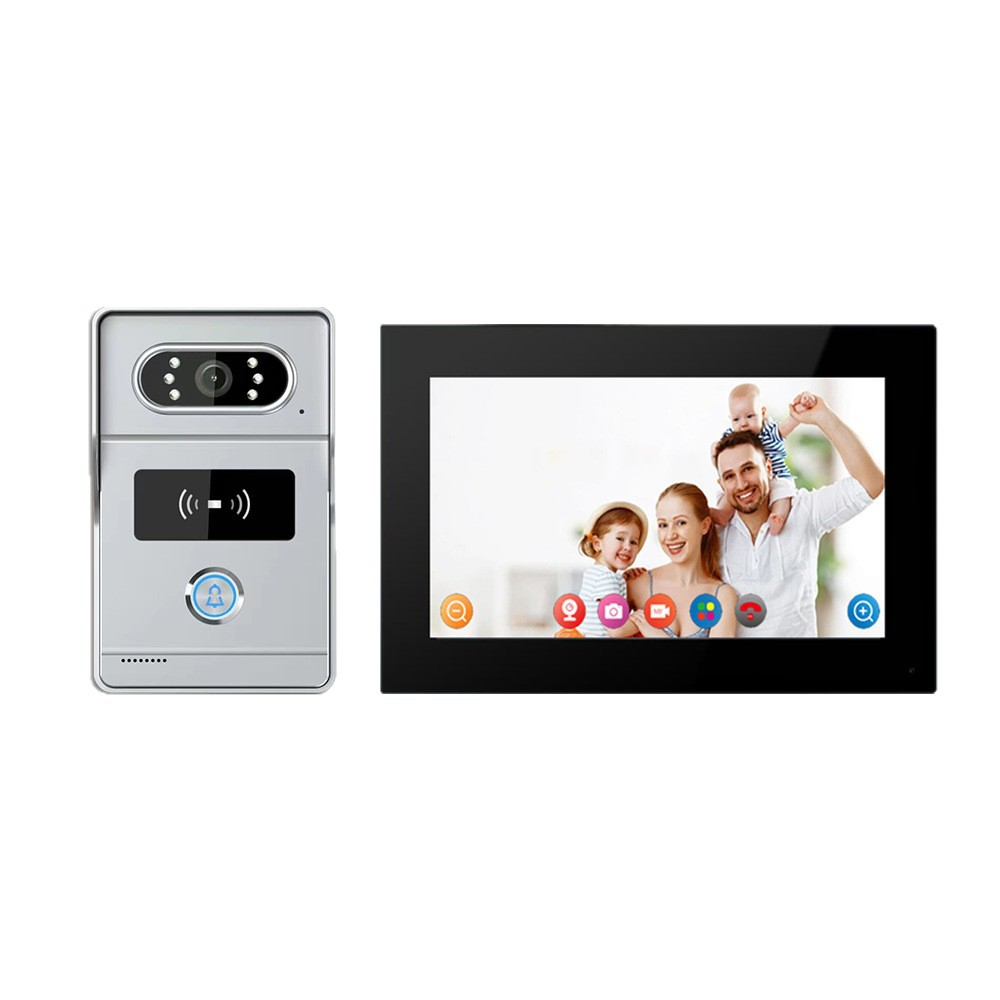 【DBS11】WiFi Smart Video Doorbell, Tuya APP Supported, HD Night Vision, 128G TF Card Storage, Motion Detection, Video Playback, Access Control Unlock