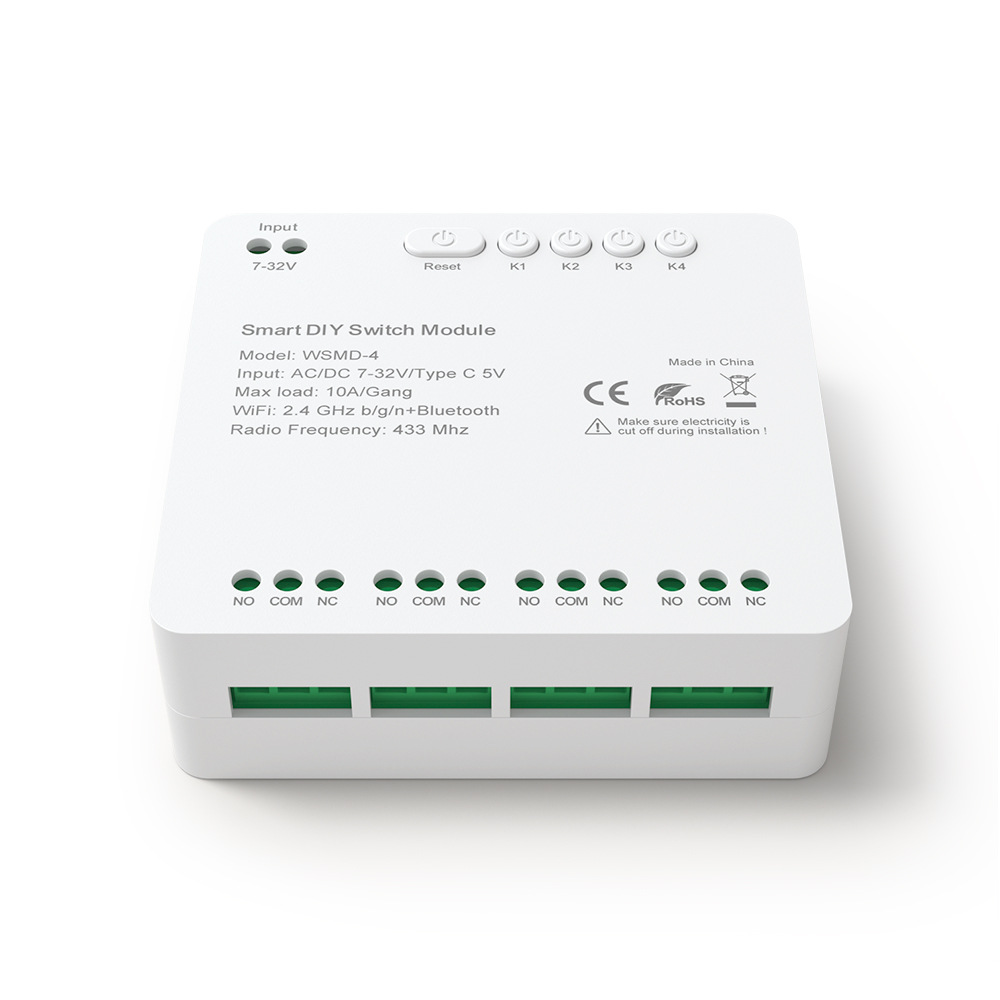 【SML22-4】Smart Relay Switch | WiFi + RF 4-Channel | Smart On/Off Control Module - Image 2