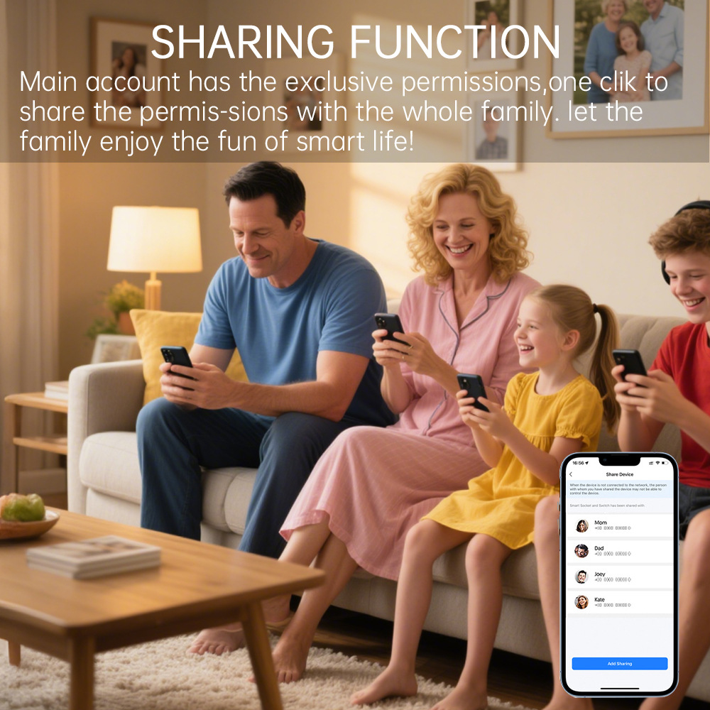 US WiFi Smart Socket USB+Type-C | APP Control & Voice Control & Timer Function - Image 3