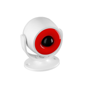 PIR Motion Alarm | Sound & Light Alert with 360° Adjustable Detection