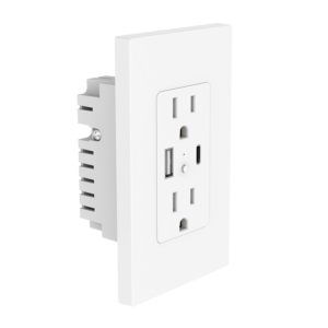 【SOW15】US WiFi Smart Wall Socket With USB | Remote Control with Energy Monitoring