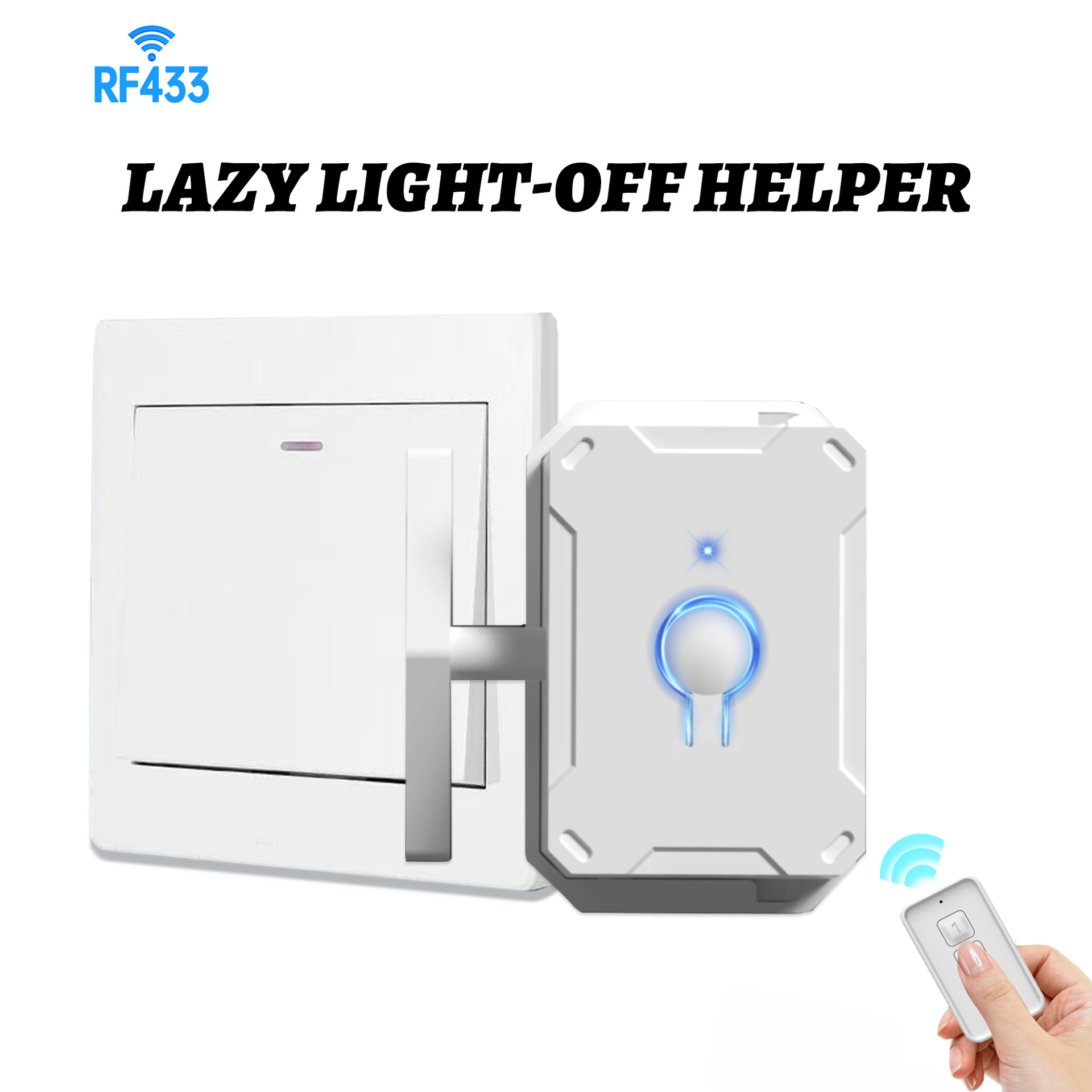 No Wiring Finger Robot Switch | RF433 Remote Button Actuator - Image 2