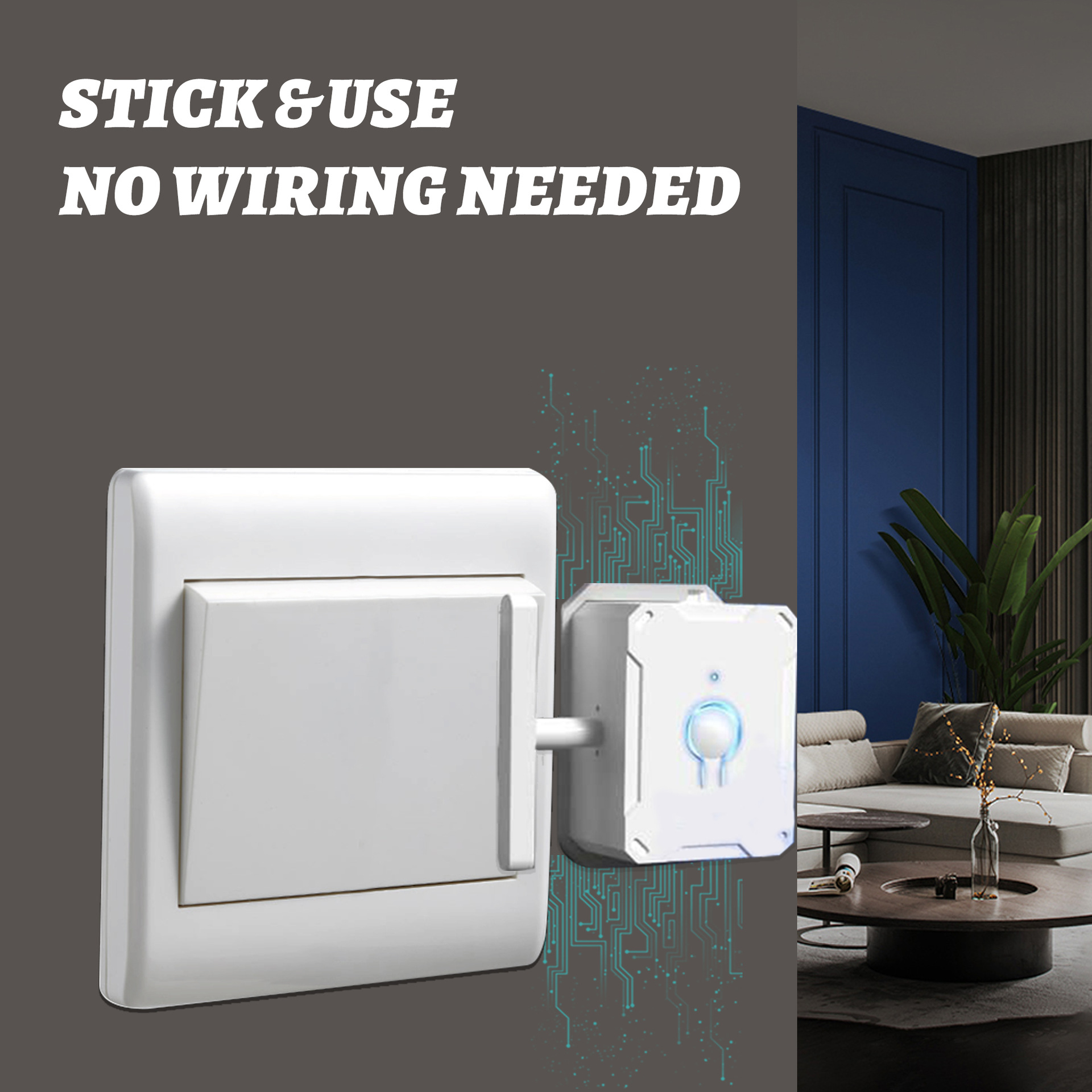 No Wiring Finger Robot Switch | RF433 Remote Button Actuator - Image 3